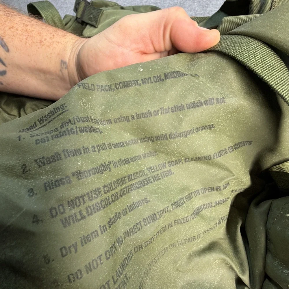 US Army Military LC-1 Large Combat Field Backpack Alice Pack Nylon